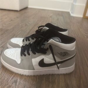 Nike Air Jordan Sneakers - Black, White, Gray